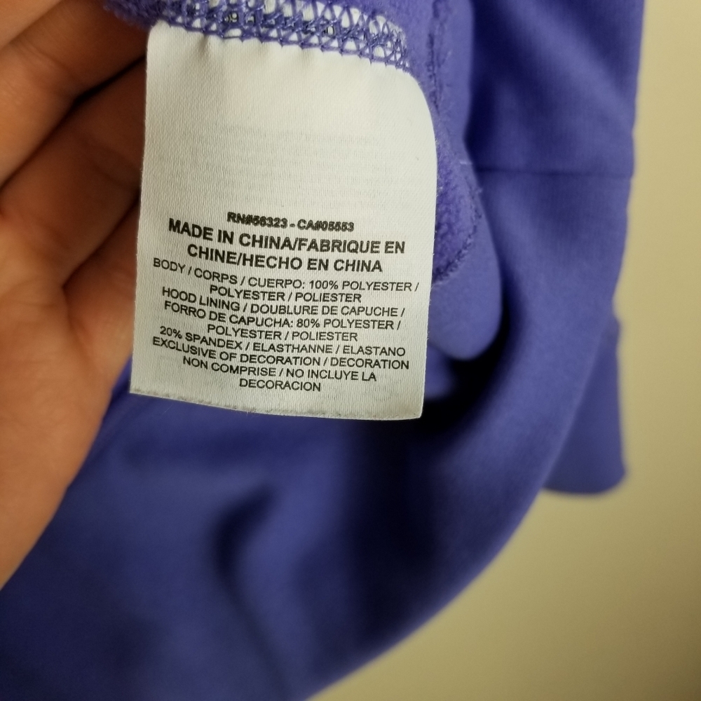 Nike| Purple and pink graphic pullover hoodie - Picture 5 of 8